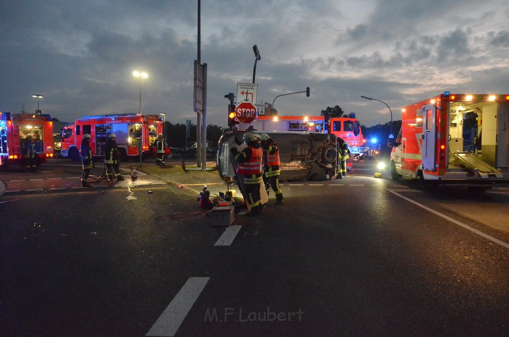 Schwerer VU Koeln Porz Gremberghoven Steinstr Frankfurterstr P015.JPG - Miklos Laubert